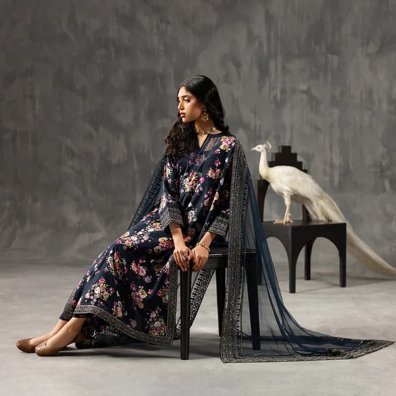 Ivory Chiffon Luxury Pret